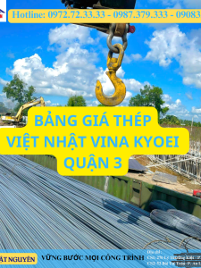 Bảng giá Việt Nhật VINA KYOEI tại Quận 3, TP.HCM – Cập nhật mới nhất hôm nay - Bao vận chuyển