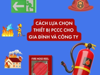 Làm sao chọn đúng thiết bị PCCC cho nhà và công ty