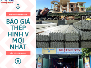 Báo Giá Thép hình V Khu Vực miền Nam -  Giá Rẻ Nhất Thị Trường - Bao Vận Chuyển 