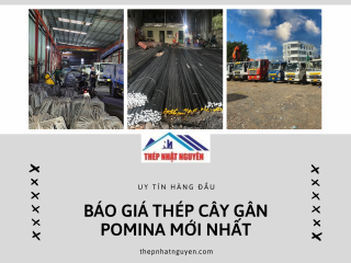 Báo Giá Thép cây gân Pomina Khu Vực miền Nam -  Giá Rẻ Nhất Thị Trường - Bao Vận Chuyển 