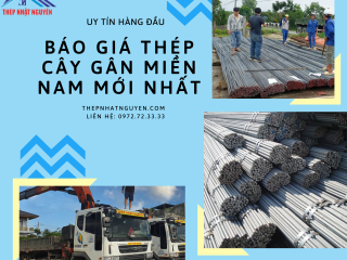 Báo Giá Thép cây gân miền Nam Mới nhất -  Giá Rẻ Nhất Thị Trường - Bao Vận Chuyển 