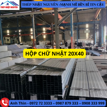 Thép hộp 20x40