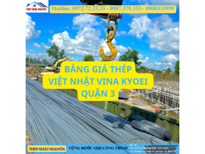 Bảng giá Việt Nhật VINA KYOEI tại Quận 3, TP.HCM – Cập nhật mới nhất hôm nay - Bao vận chuyển