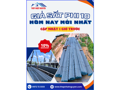 Giá sắt phi 10 hôm nay mới nhất | Cập nhật 1 giờ trước