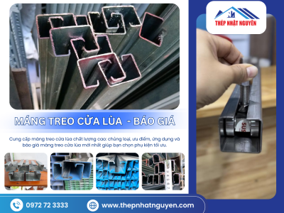 Máng treo cửa lùa chất lượng, chịu tải tốt - Báo giá
