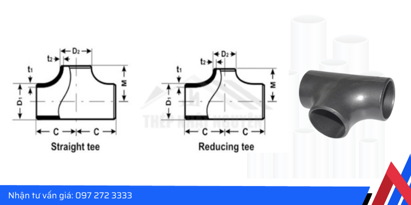 Thông số kỹ thuật tê hàn SCH20