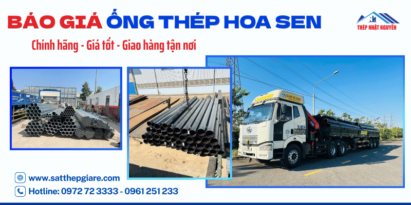báo giá ống thép hoa sen mới nhất