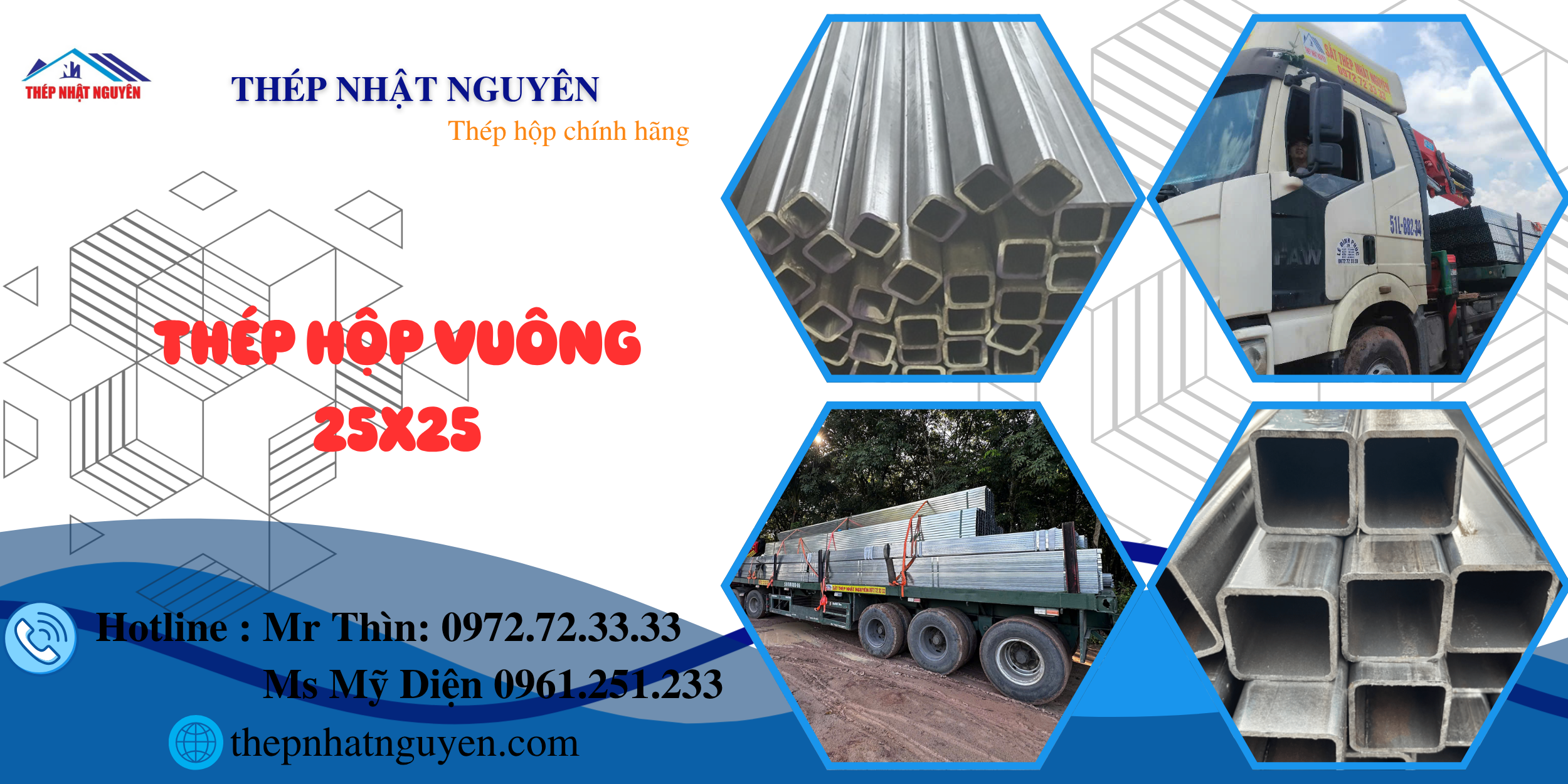 thép hộp 25x25