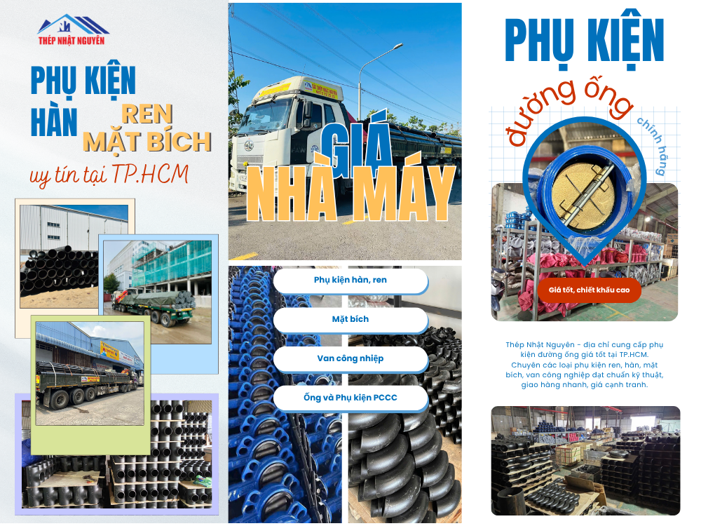 Banner báo giá phụ kiện đường ống
