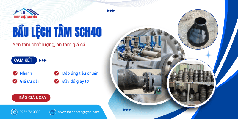 Banner bầu lệch tâm SCH40