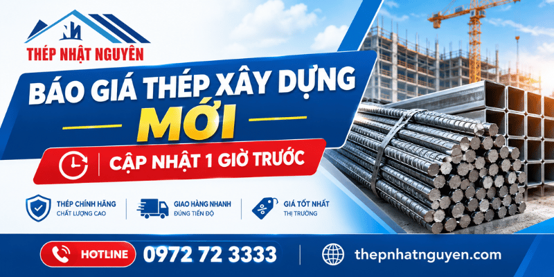 Báo giá thép xây dựng mới nhất
