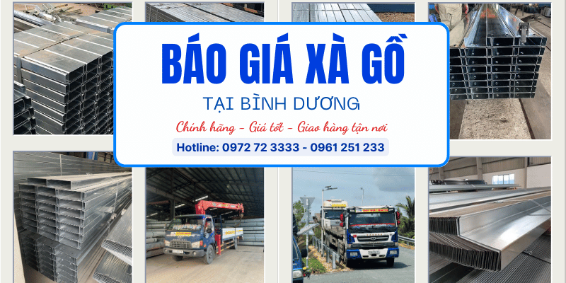 Báo giá xà gồ tại Bình Dương