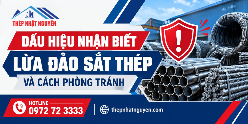 dấu hiệu nhận biết lừa đảo sắt thép và cách phòng tránh