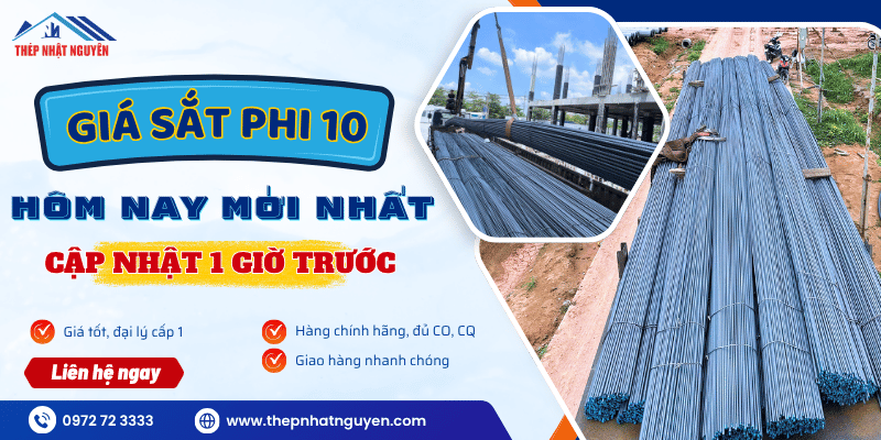 Giá sắt phi 10 cập nhật mới nhất