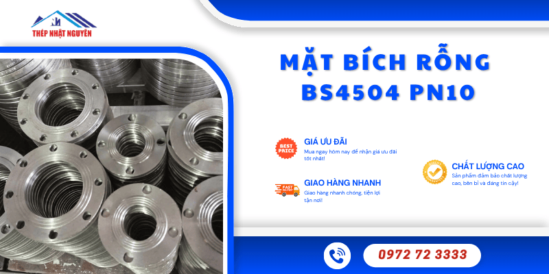 mặt bích rỗng bs4504 Pn10 giá cực ưu đãi