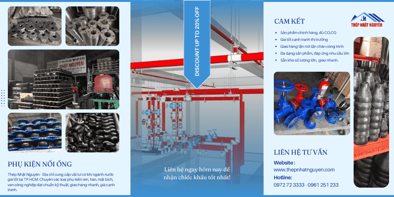 Phụ kiện thép chính hãng giá tốt