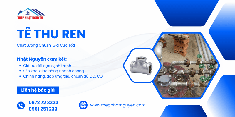 Banner tê giảm ren
