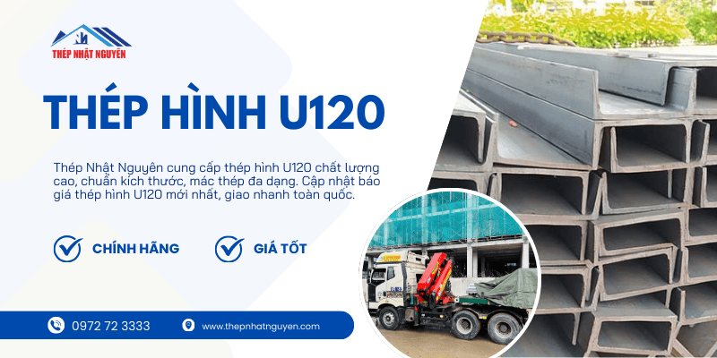 Thép hình U120 giá cực tốt
