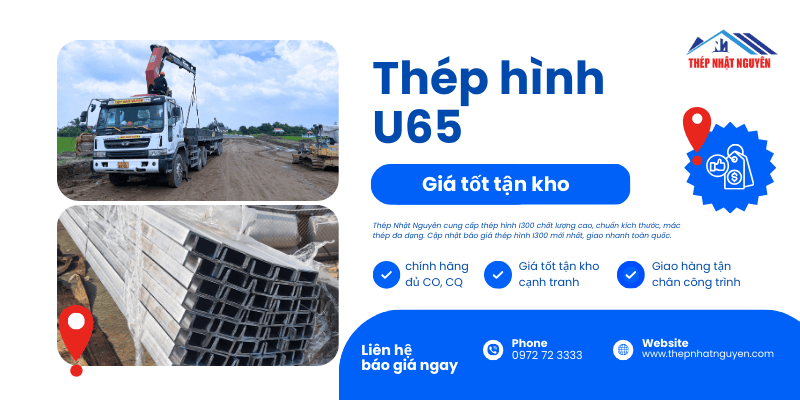 Thép Hình U65 giá cực tốt