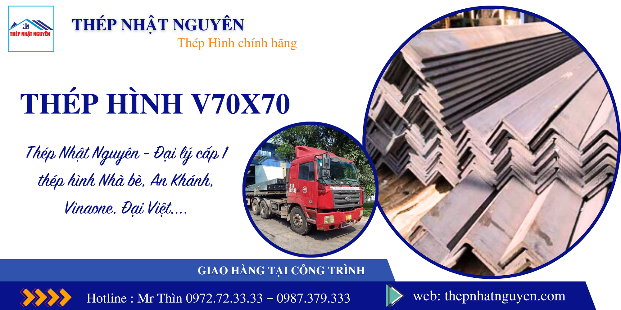 Thép hình V70x70