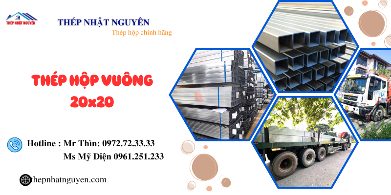 Thép hộp 20x20