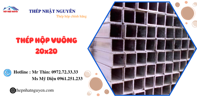 Thép hộp 20x20
