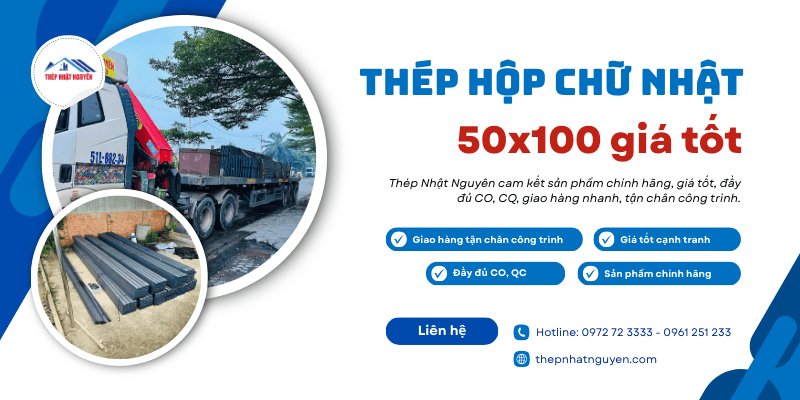 Thép hộp chữ nhật giá tốt