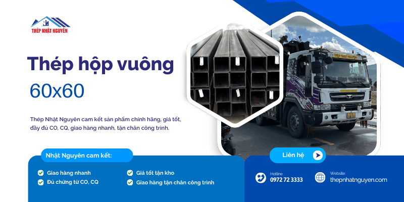 thép hộp vuông 60x60 giá tốt chính hãng
