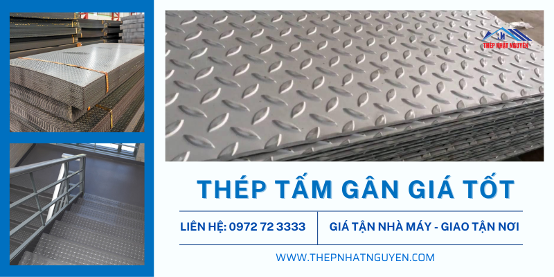 Thép tấm gấn chính hãng giá tốt
