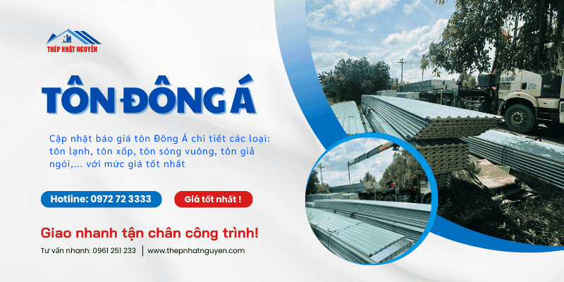Tôn đông á giá cực tốt