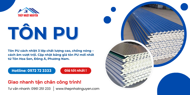 Tôn Pu giá tốt hôm nay