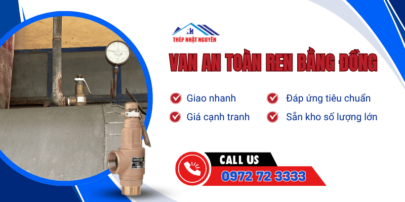 Van an toàn ren bằng đồng giá rẻ