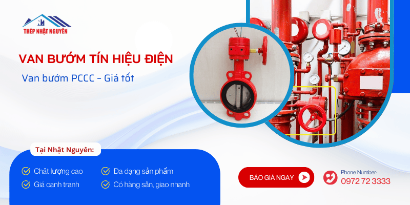 Van bướm tín hiệu điện giá rẻ sẵn kho