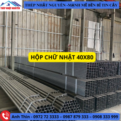 Thép hộp 40x80